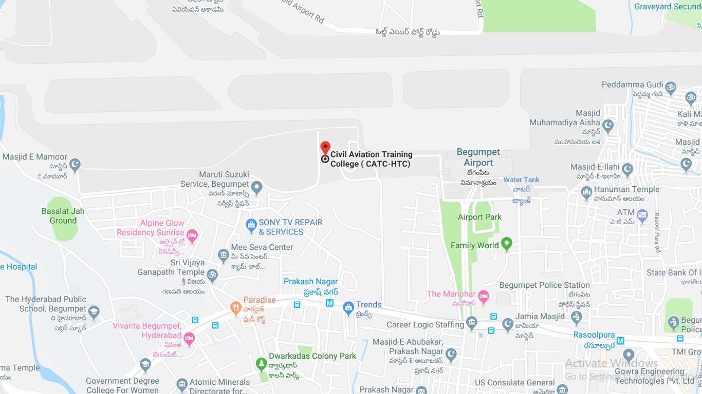 Location of Hyderabad CATC